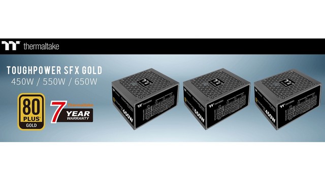 Megjelentek az új Thermaltake Toughpower SFX 450W/550W/650W Gold tápegységek