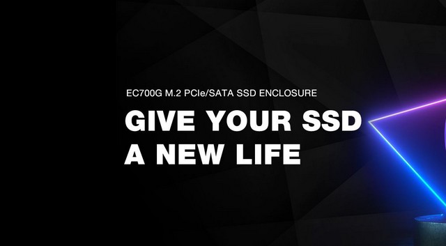 Az ADATA bemutatja az EC700G RGB külső SSD házat