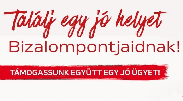 Még két hétig adományozhatunk a Magyar Vöröskereszt, a Daganatos Gyermekekért Alapítvány és a Szimbiózis Alapítvány számára