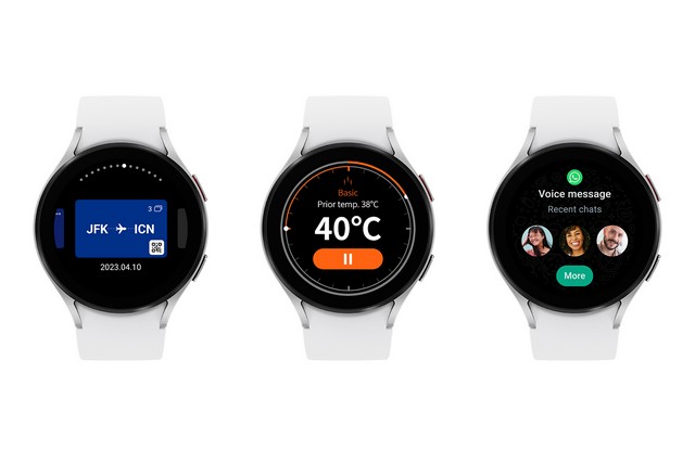 Érkezik a Thermo Check (Hőmérő) és a WhatsApp alkalmazás a Galaxy Watch sorozathoz
