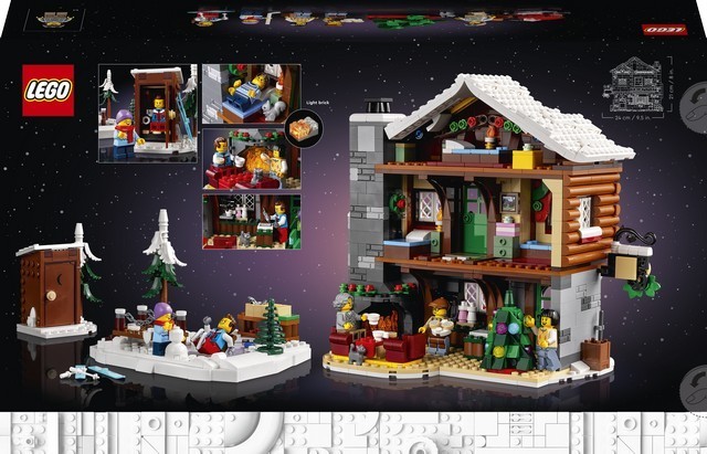 Tegyen egy téli kirándulást az új LEGO® Icons Alpine Lodge-ba