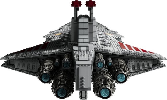 További fotókon és videókon a LEGO® Star Wars™ Republic Attack Cruiser​ készlet 
