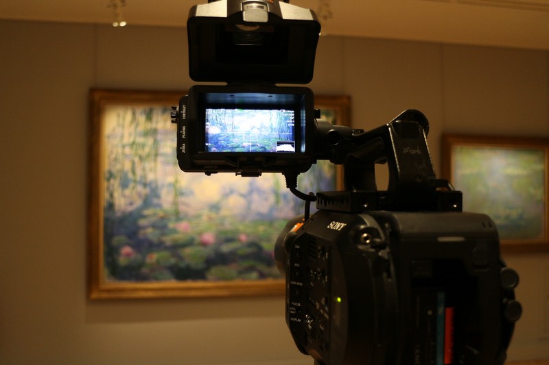 EOS Monet, Filming at Musée Marmottan © EXHIBITION ON SCREEN