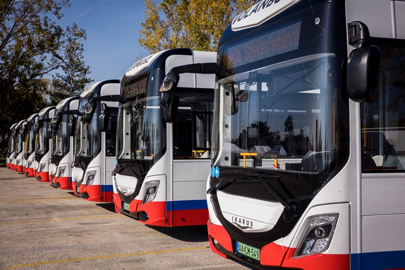 Ikarus, elektromosbusz atado2022.10.27.Szekesfehervarfoto: Purger Tamas